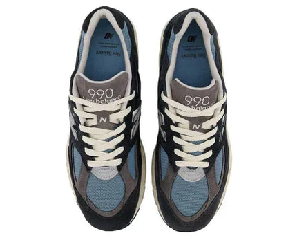 Men's New Balance Teddy Santis x 990v2 Navy Shoes