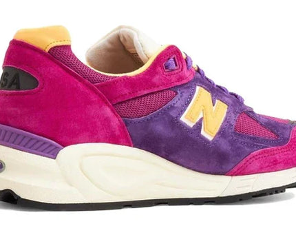 Men's New Balance Teddy Santis x 990v2 Purple Yellow Shoes