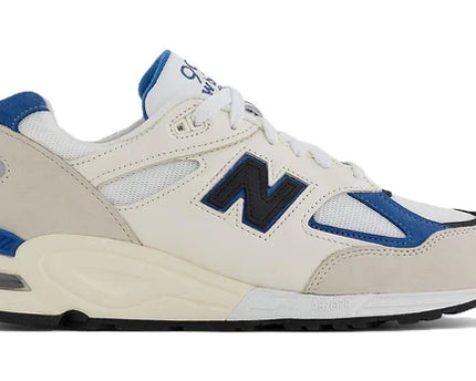 Men's New Balance Teddy Santis x 990v2 White Blue Shoes