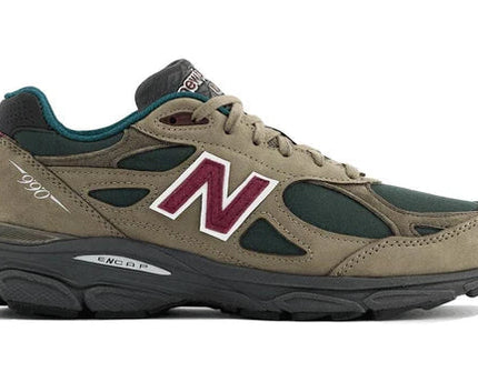 Men's New Balance Teddy Santis x 990v3 Green Purple Shoes