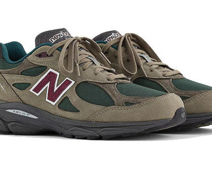 Men's New Balance Teddy Santis x 990v3 Green Purple Shoes