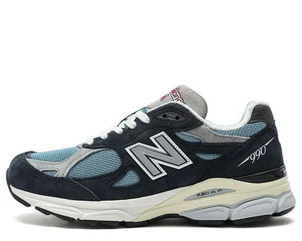 Men's New Balance Teddy Santis x 990v3 Navy Shoes