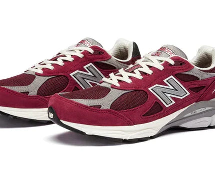 Men's New Balance Teddy Santis x 990v3 Scarlet Marblehead Shoes