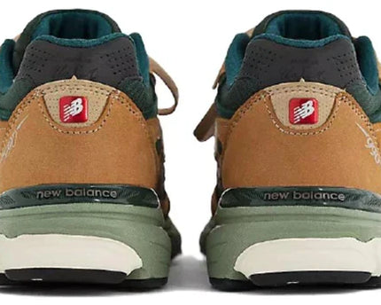 Men's New Balance Teddy Santis x 990v3 Tan Green Shoes
