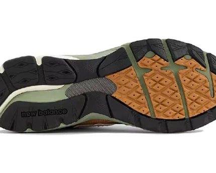 Men's New Balance Teddy Santis x 990v3 Tan Green Shoes