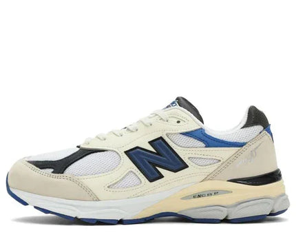 Men's New Balance Teddy Santis x 990v3 White Blue Shoes