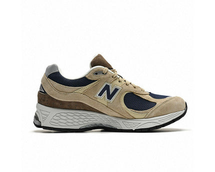 Men's New Balence 2002R Beige Navy Blue Shoes