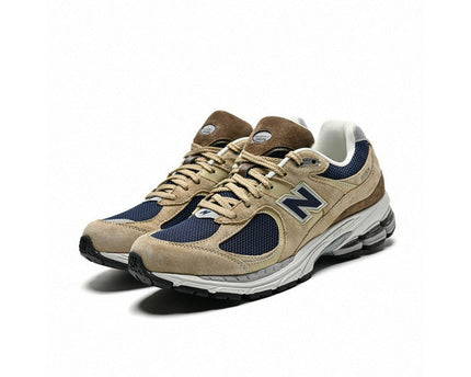 Men's New Balence 2002R Beige Navy Blue Shoes