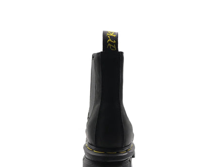 Meral Durable Cowhide Leather Matte Goodyear Welt Thick-Soled Black Boots