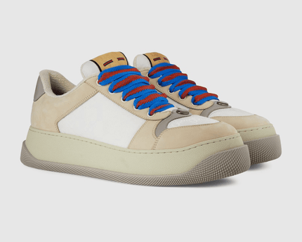 Men's Gucci Screener White GG Canvas Shoes