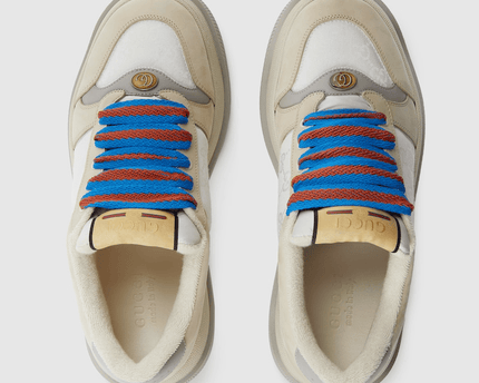 Men's Gucci Screener White GG Canvas Shoes