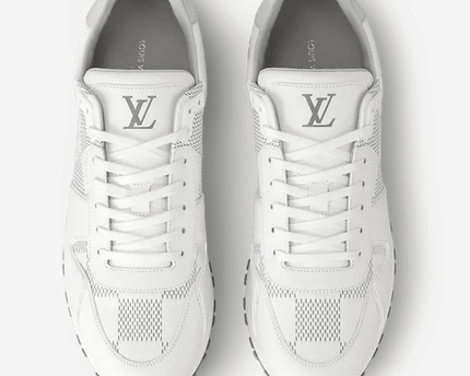 Men's Louis Vuitton Run Away White Sneakers
