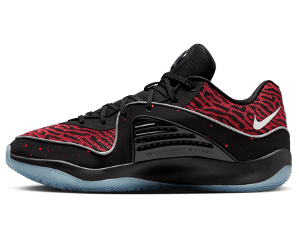 Men's Nike KD 16 Black And Metallic Silver Shoes