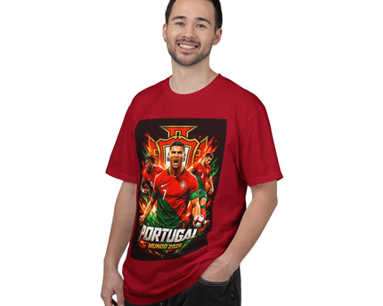 Portugal Football Poster T-Shirt, Ronaldo Mundo 2026 World Cup, CR7, Portugal Flag