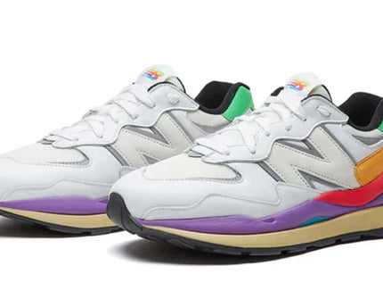 Men's New Balance 57/40 Munsell White Vivid Cactus Shoes