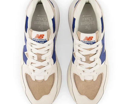 Men's New Balance 57/40 Sea Salt Atlantic Blue Shoes