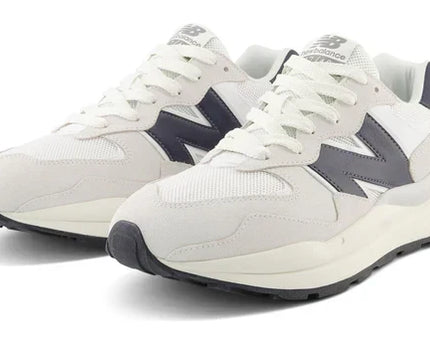 Men's New Balance 57/40 White Navy Shoes