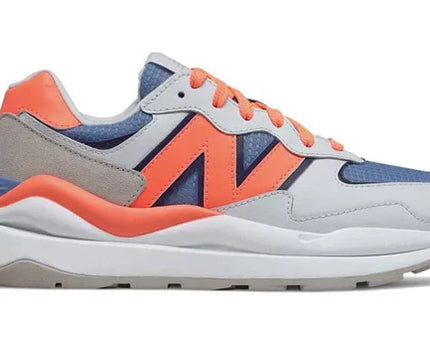 Men's New Balance 57/40 White Orange Stellar Blue Shoes