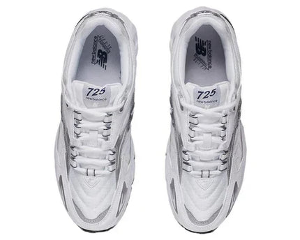 Men's New Balance 725 Metallic Silver White Shoes