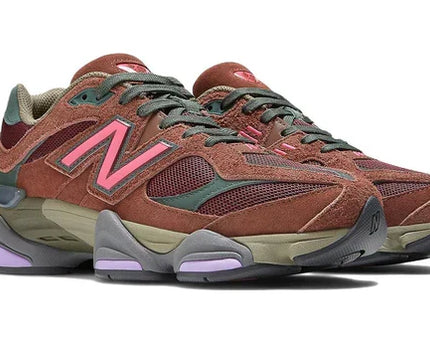 Men's New Balance 9060 Burgundy Pink Shoes