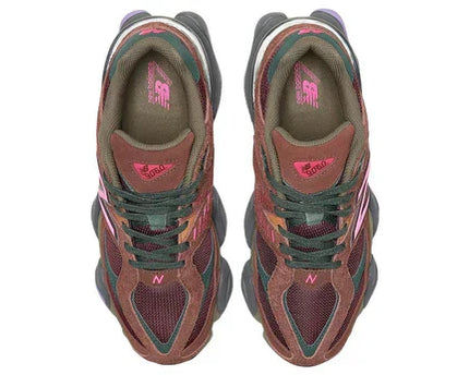 Men's New Balance 9060 Burgundy Pink Shoes