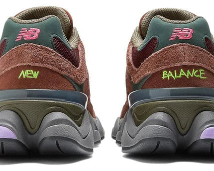 Men's New Balance 9060 Burgundy Pink Shoes