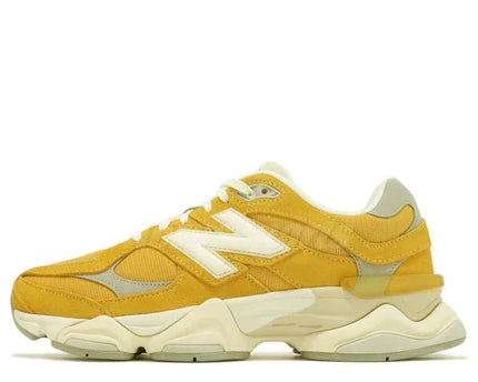 Men's New Balance 9060 Yellow Suede Shoes
