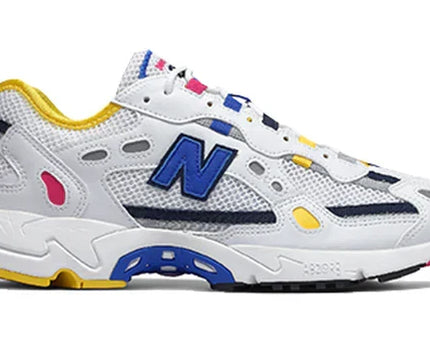 Men's New Balance 827 White Blue Yellow Shoes