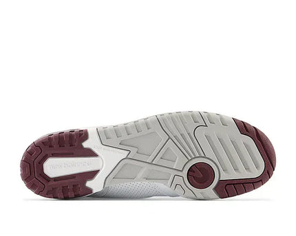 Men's New Balance 650R White Burgundy Shoes