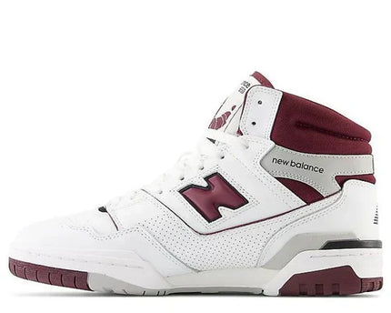Men's New Balance 650R White Burgundy Shoes