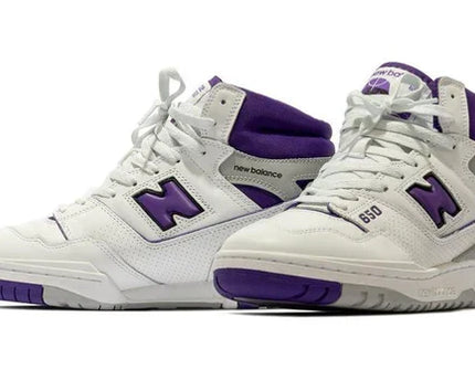 Men's New Balance 650R White Interstellar Purple Shoes