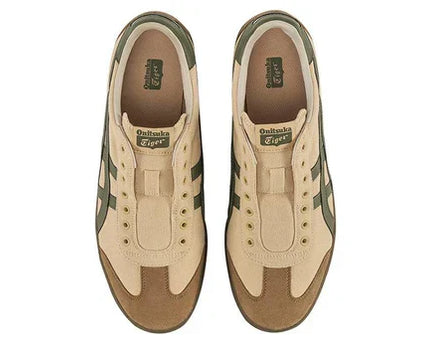 Men's Onitsuka Tiger Tokuten Slip-on 'Beige Brown Green' Shoes