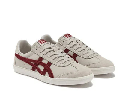 Men's Onitsuka Tiger Tokuten White Burgundy Shoes