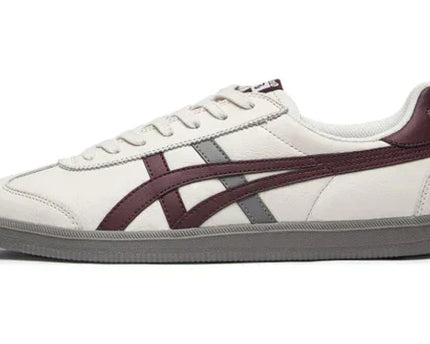 Men's Onitsuka Tiger Tokuten White Burgundy Grey Shoes