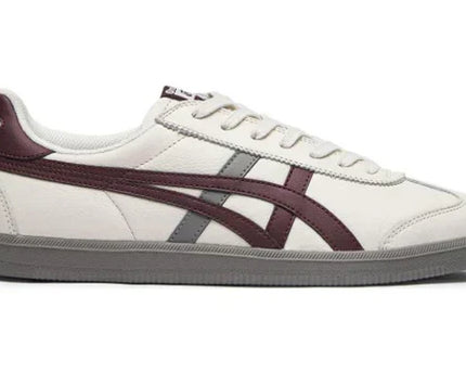 Men's Onitsuka Tiger Tokuten White Burgundy Grey Shoes
