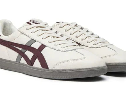 Men's Onitsuka Tiger Tokuten White Burgundy Grey Shoes