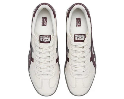 Men's Onitsuka Tiger Tokuten White Burgundy Grey Shoes