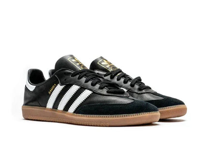 Men's Adidas Samba Black Gum Shoes
