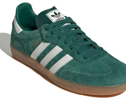 Men's Adidas Samba Collegiate Green Gum Shoes