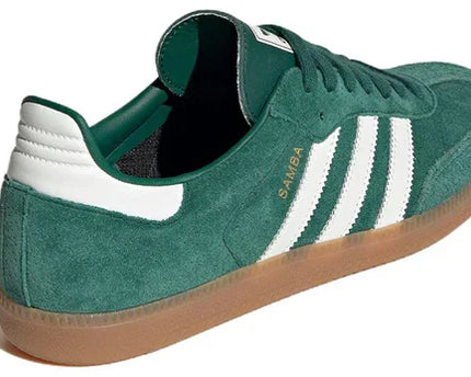 Men's Adidas Samba Collegiate Green Gum Shoes