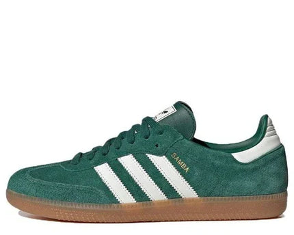 Men's Adidas Samba Collegiate Green Gum Shoes