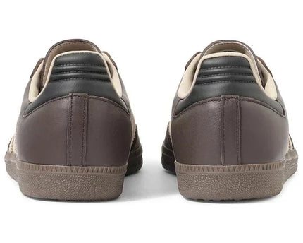 Men's Adidas Samba Dark Brown Beige Gum Shoes