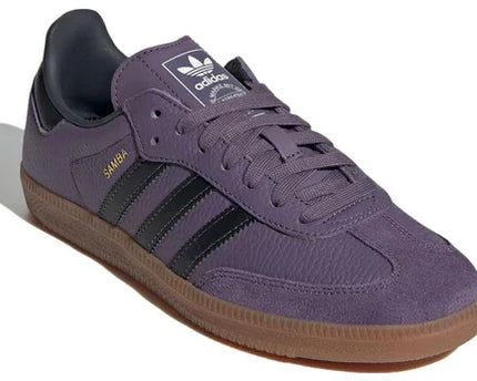Men's Adidas Samba Shadow Violet Gum Shoes