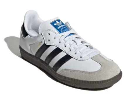 Men's Adidas Samba White Black Gum Shoes