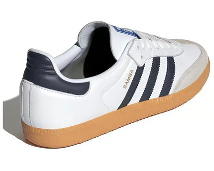 Men's Adidas Samba White Night Indigo Gum Shoes