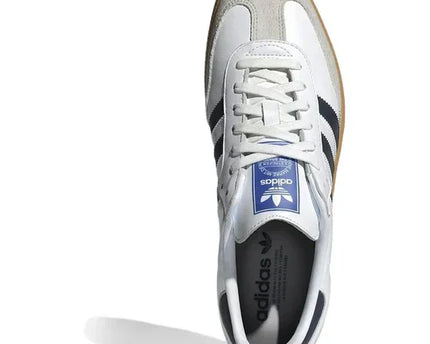 Men's Adidas Samba White Night Indigo Gum Shoes
