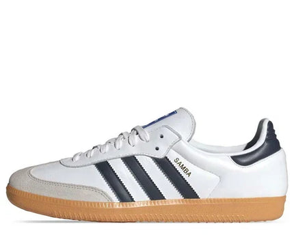 Men's Adidas Samba White Night Indigo Gum Shoes
