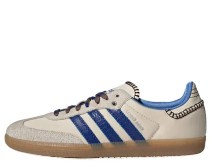 Men's Adidas Samba x Wales Bonner Samba Nylon 'Wonder Clay Royal Blue' Shoes