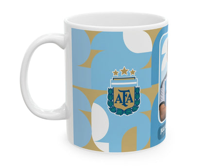 Argentina Soccer Player Julian Alvarez Mug — Ceramic Coffee Cup, World Cup 2026