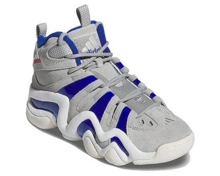 Men's Adidas Crazy 8 Grey Royal Blue Shoes